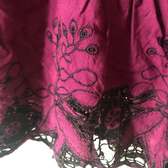 ❤️3 for $20 Floral Embroidered Mini Skirt S/P - Picture 4 of 5